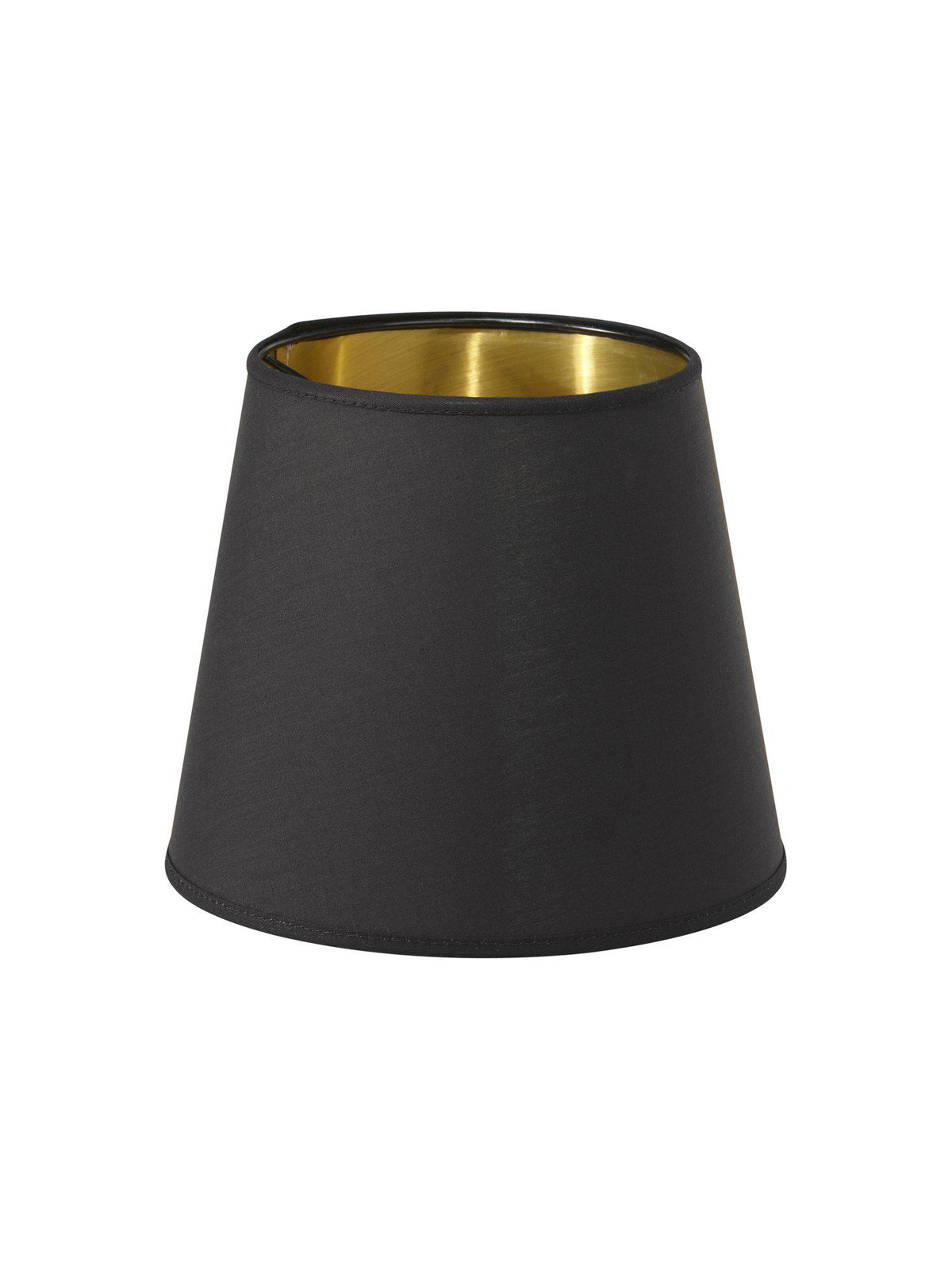 Queen Lampskärm – Svart/Guld 12 cm