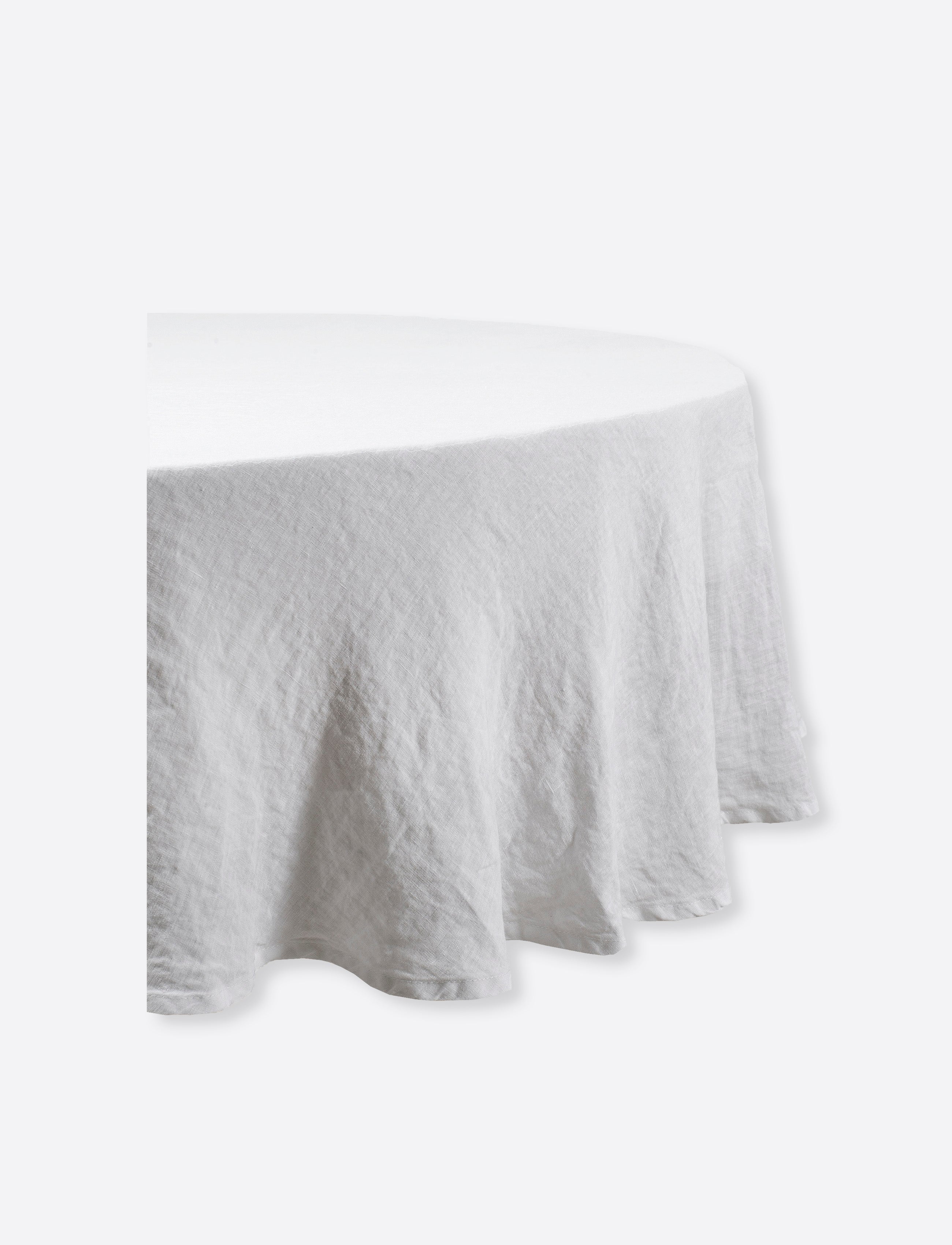 Sunrise Round Tablecloth White 220 cm