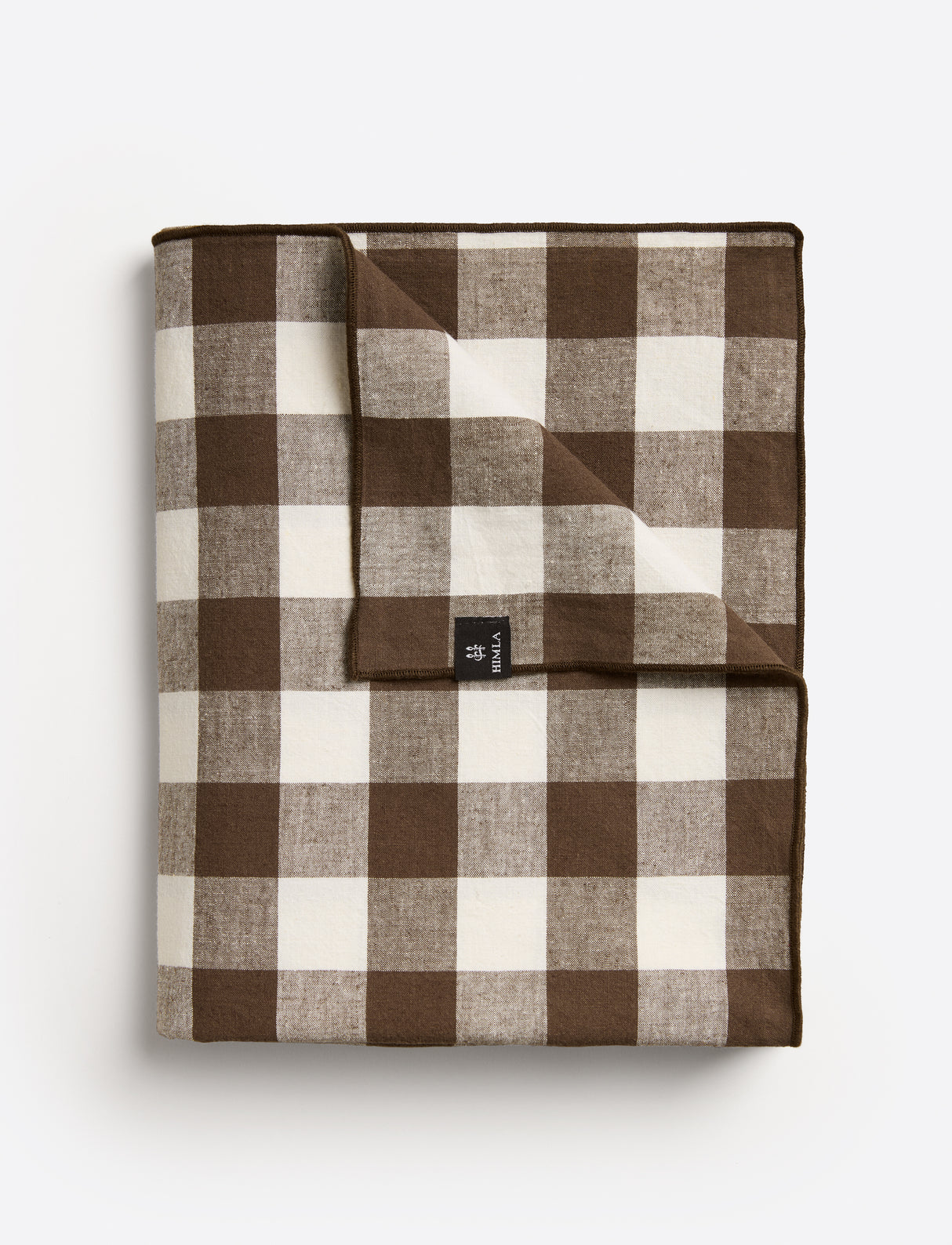 Himla, Bettyhill Tablecloth Chocolate 150x330 cm
