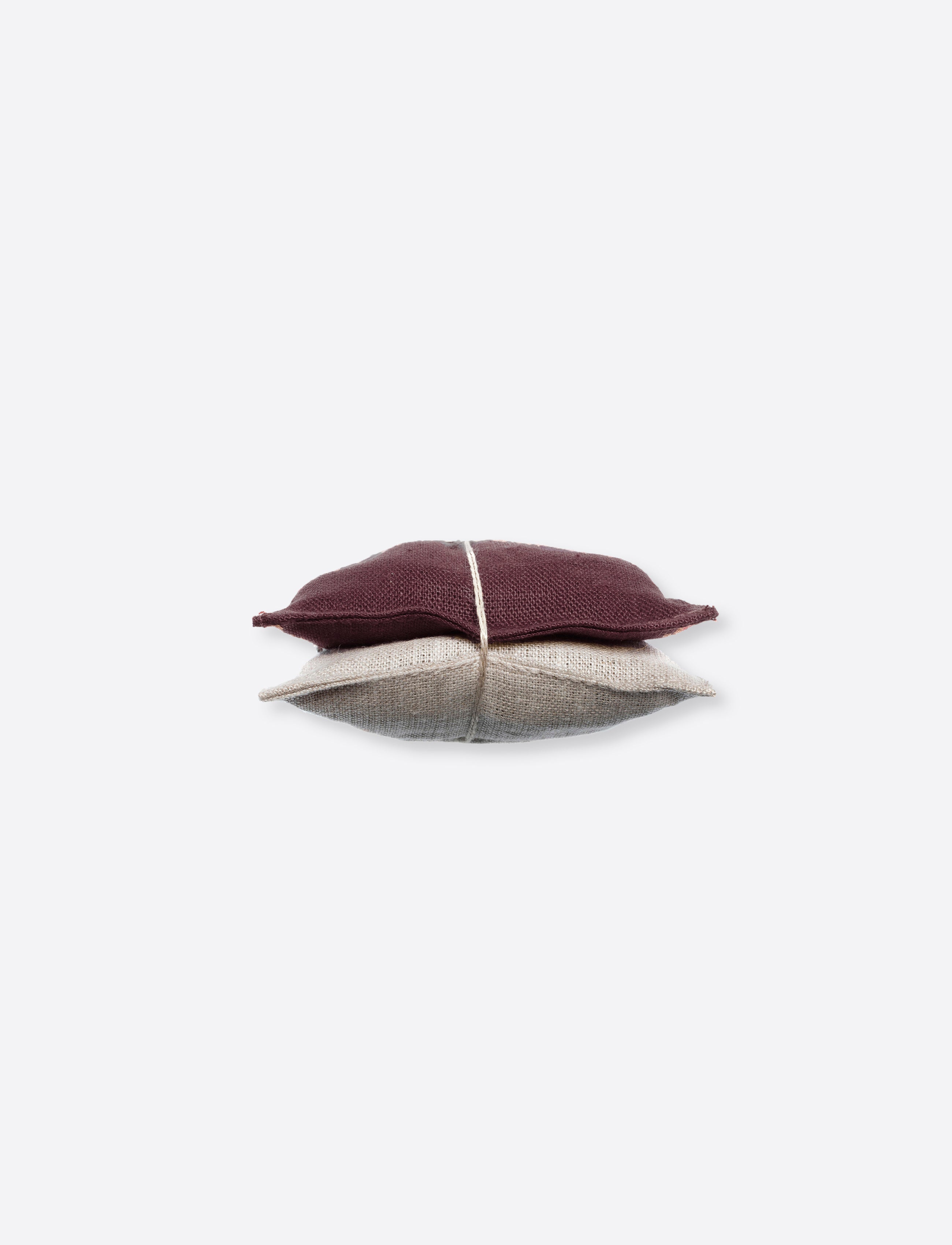 Lavendula Scented pad Burgundy/Oatmeal