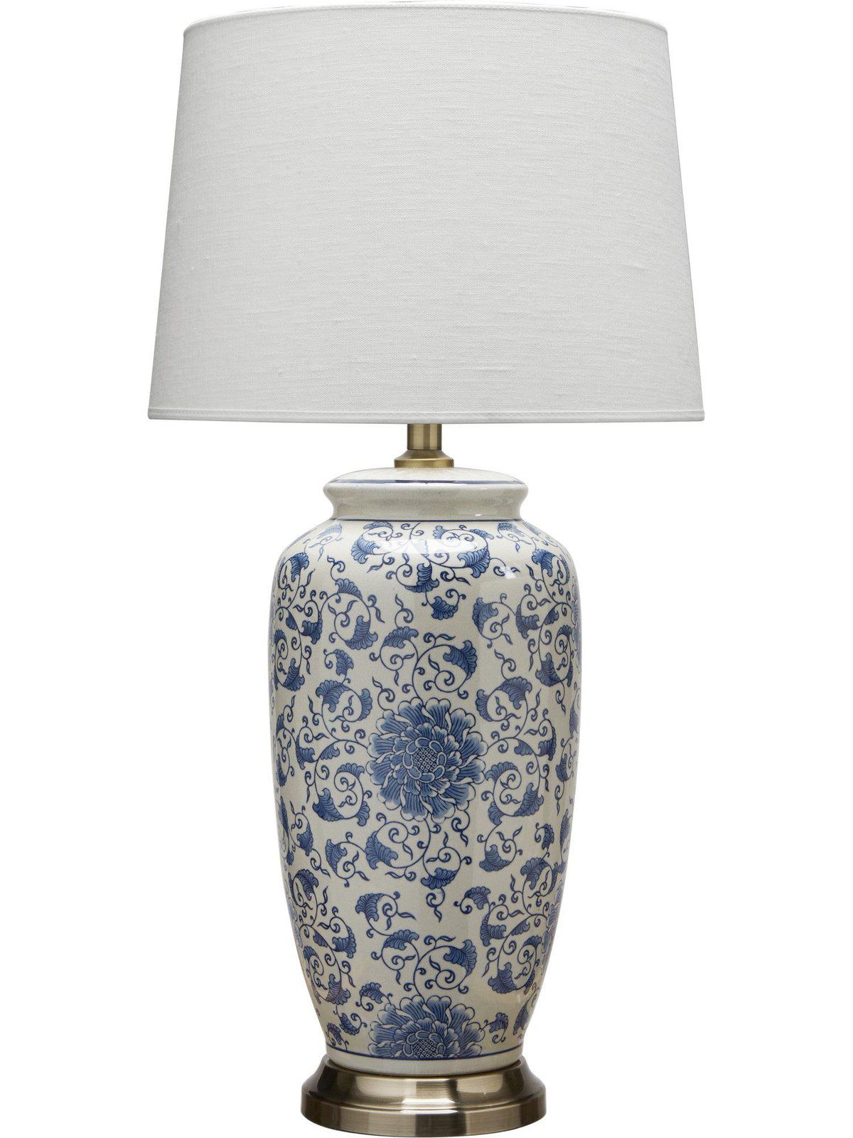 Bordslampa Li Jing – Med lampskärm med mönstrad skärm 68 cm