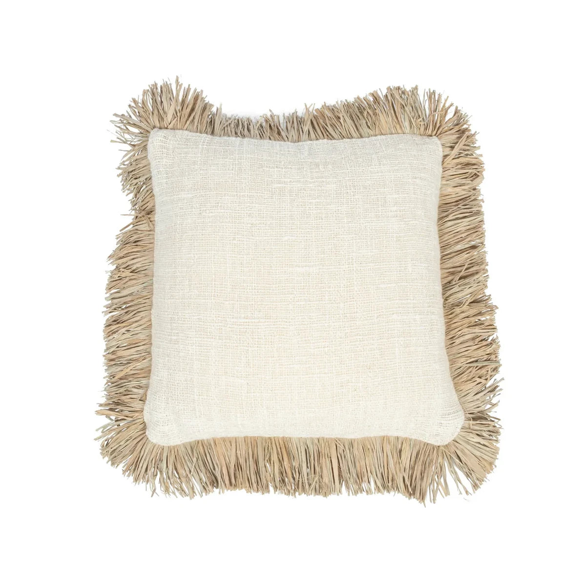 Bazar Bizar, Saint Tropez kuddfodral – Naturvit 40 × 40 cm