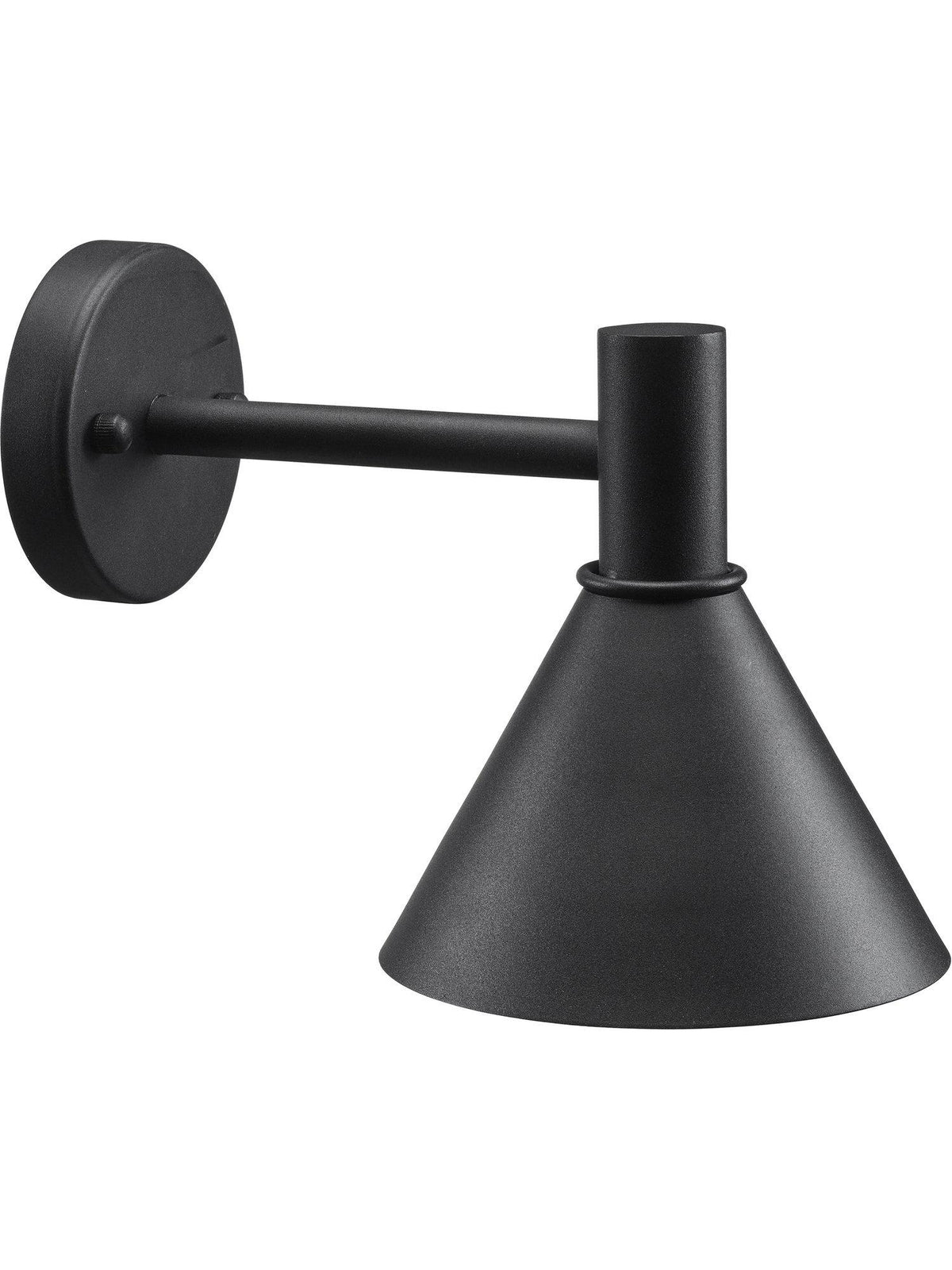MiniTripp Fasadlampa – 230V IP44 svart 30 cm