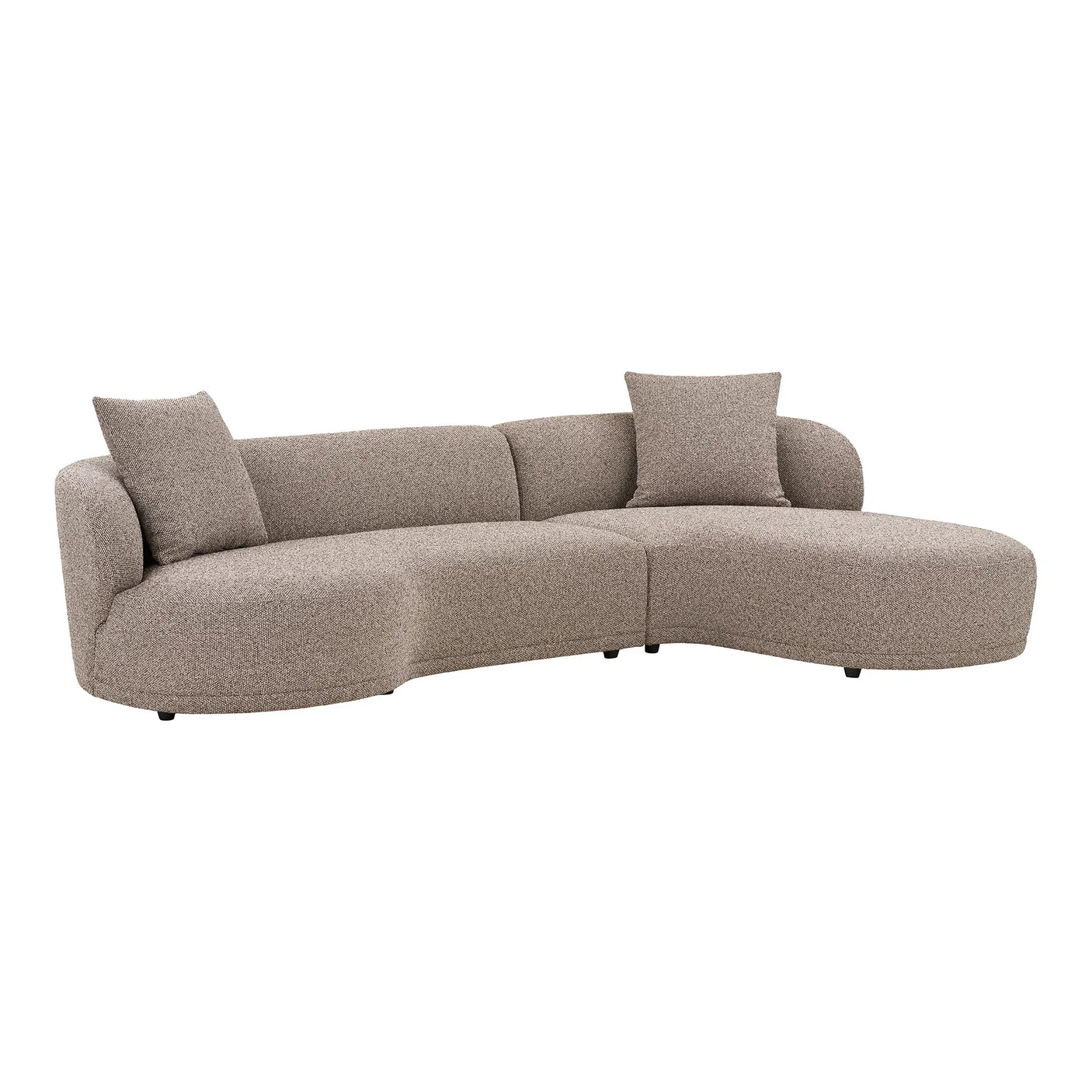 House Nordic, Kingston Loungesoffa Höger Brun