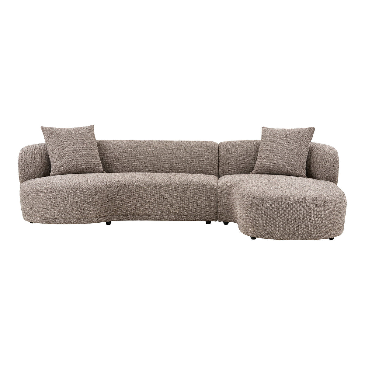House Nordic, Kingston Loungesoffa Höger Brun