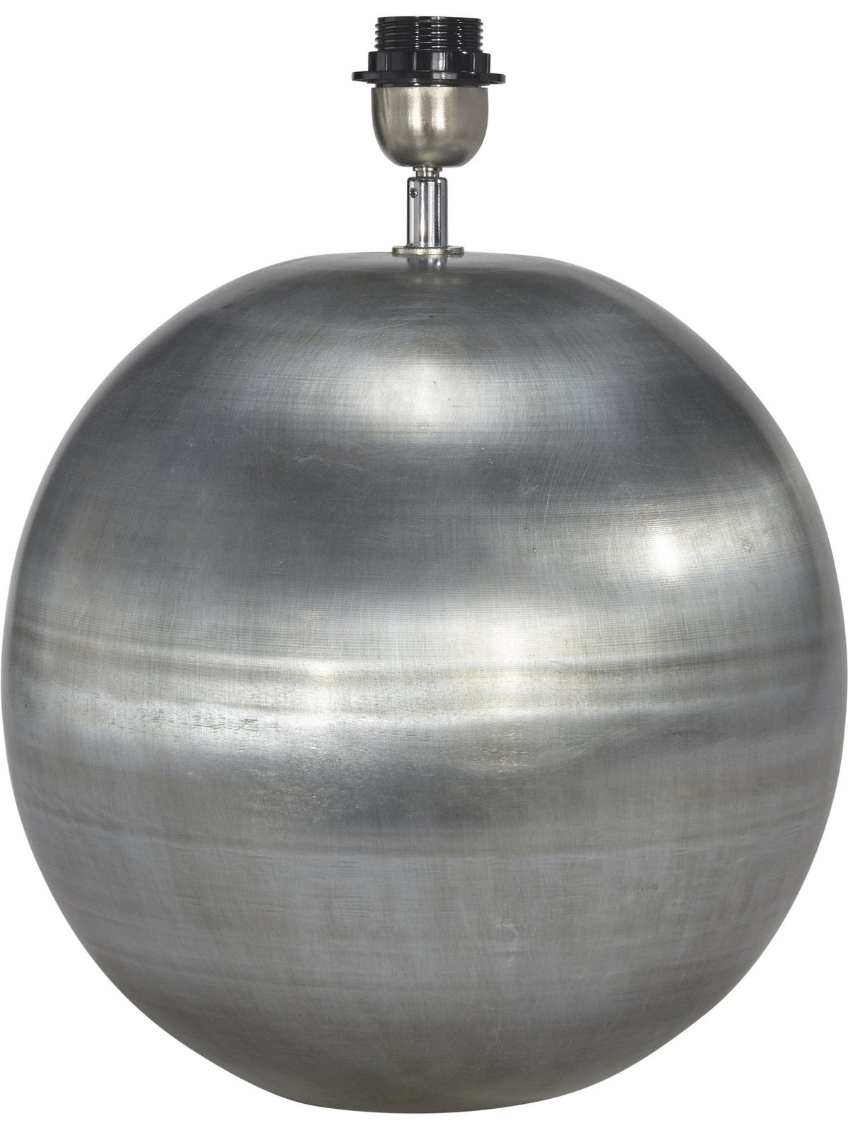 Globe Lampfot – Pale silver 40 cm