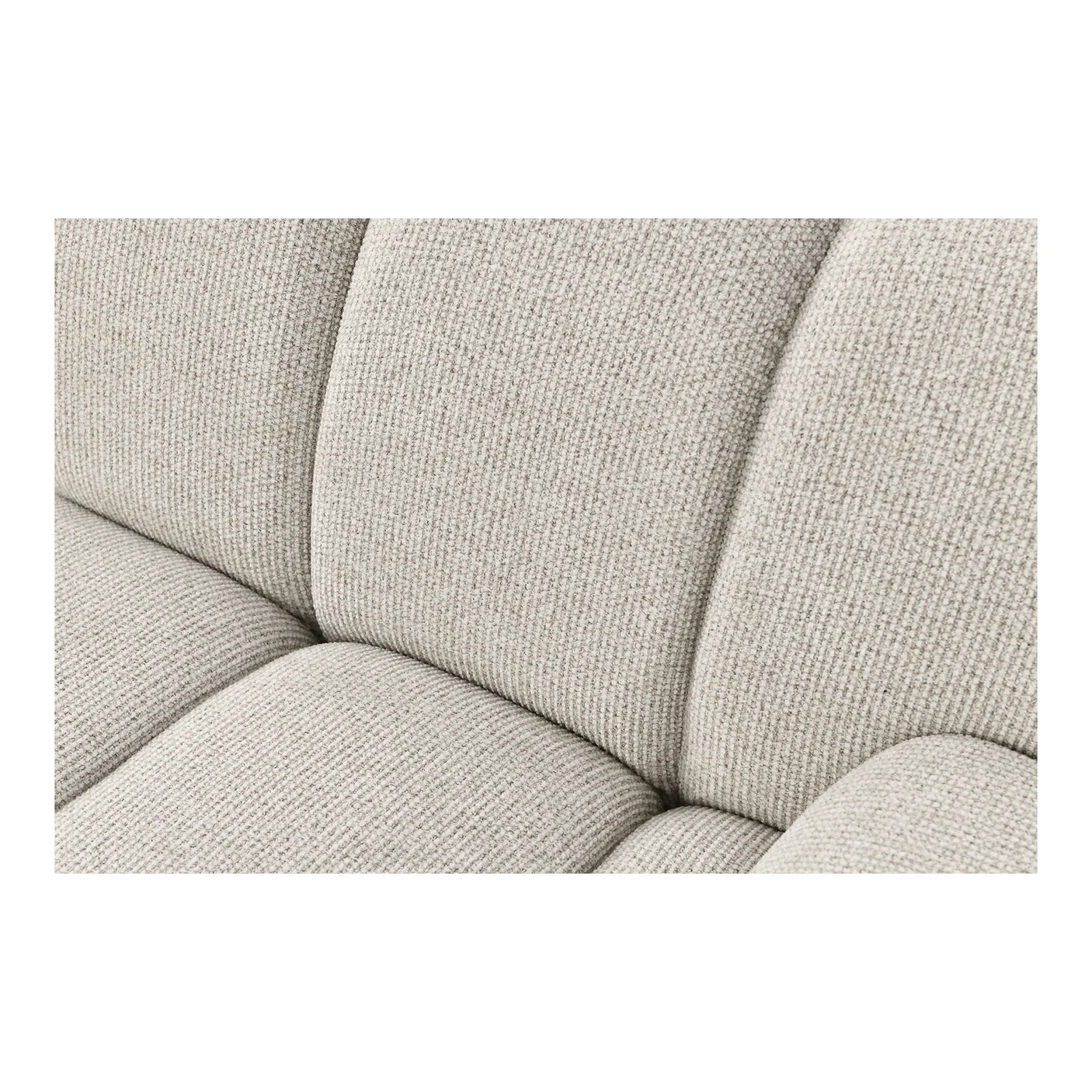 House Nordic, Taza 3,5-sits Modulsoffa med Puff Höger Sand