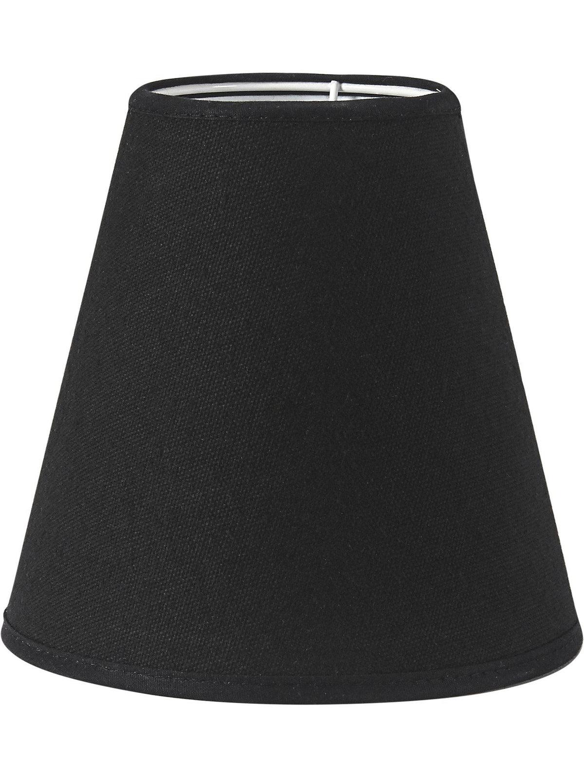 Toppringskärm E14 – Franza svart 15 cm