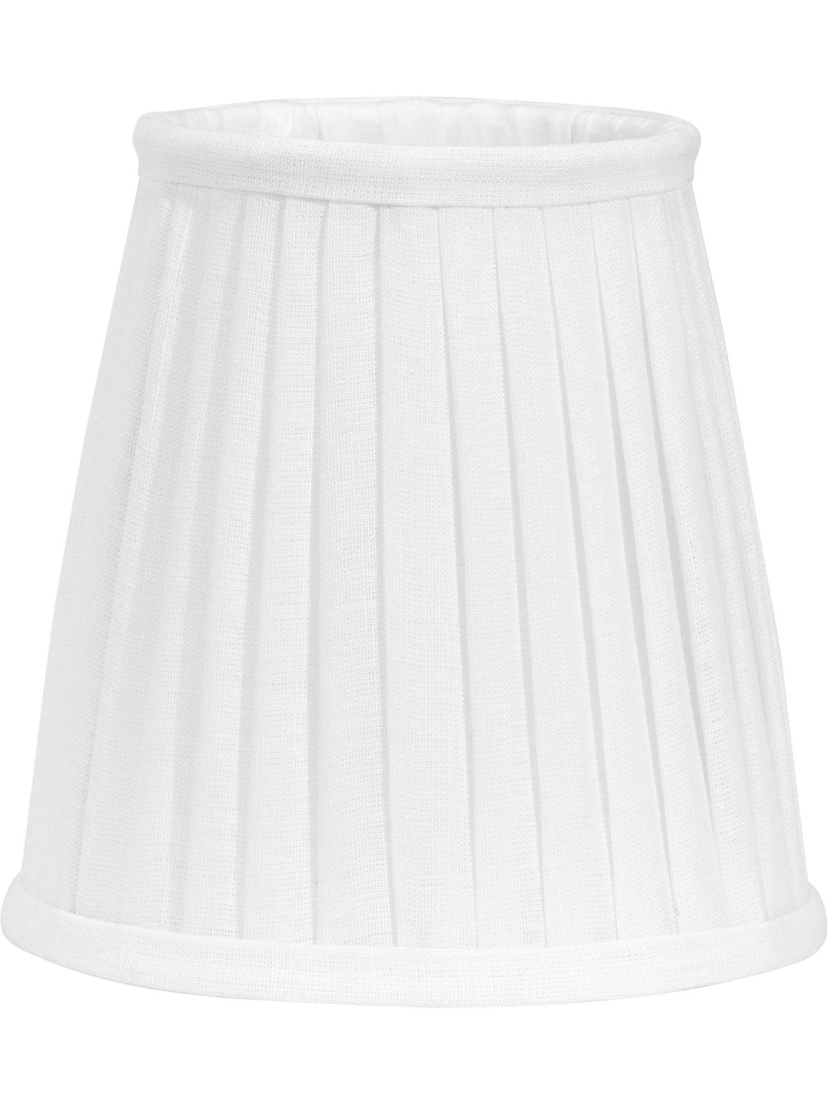 Cia Toppringskärm – Plissé vit 20 cm