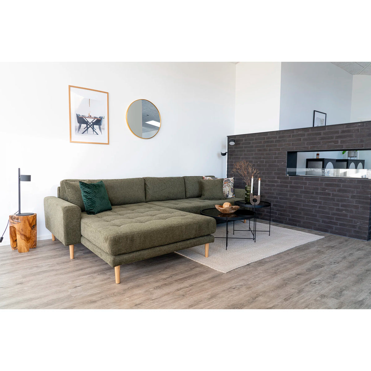 House Nordic, Rose Pall Teak Natur Ø26 cm