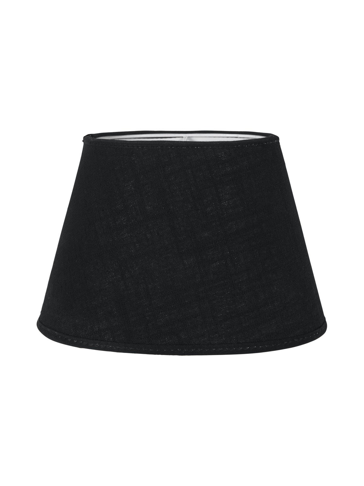 Oval Lampskärm – Classico svart 25 cm