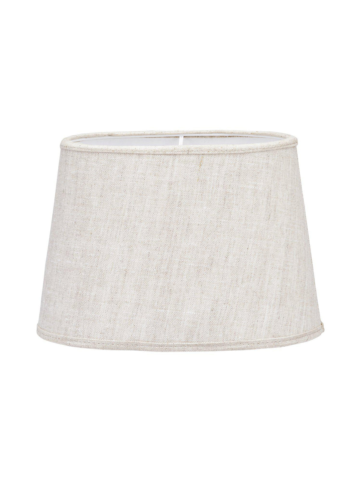 Omera Lampskärm – Lin natur/vit 23 cm