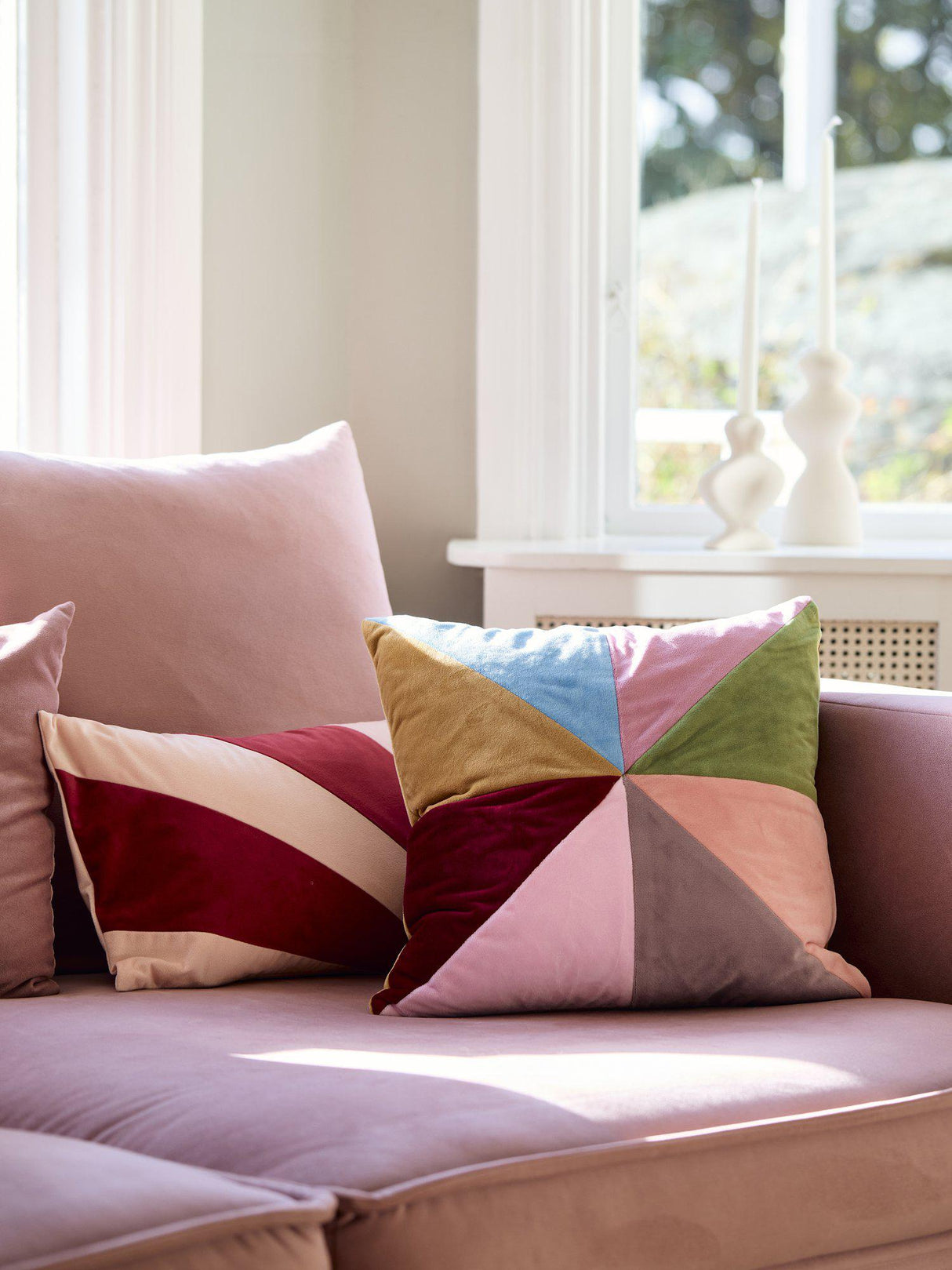 Vicky Kuddfodral Rosa 30x50cm