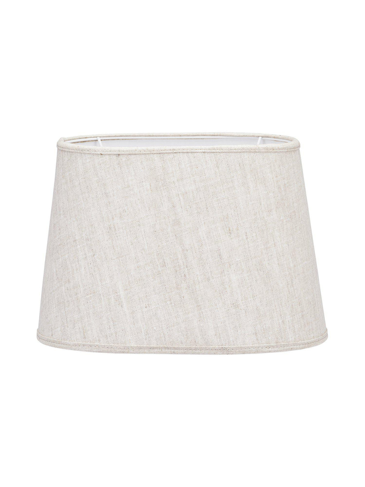 Omera Lampskärm – Lin natur/vit 27 cm