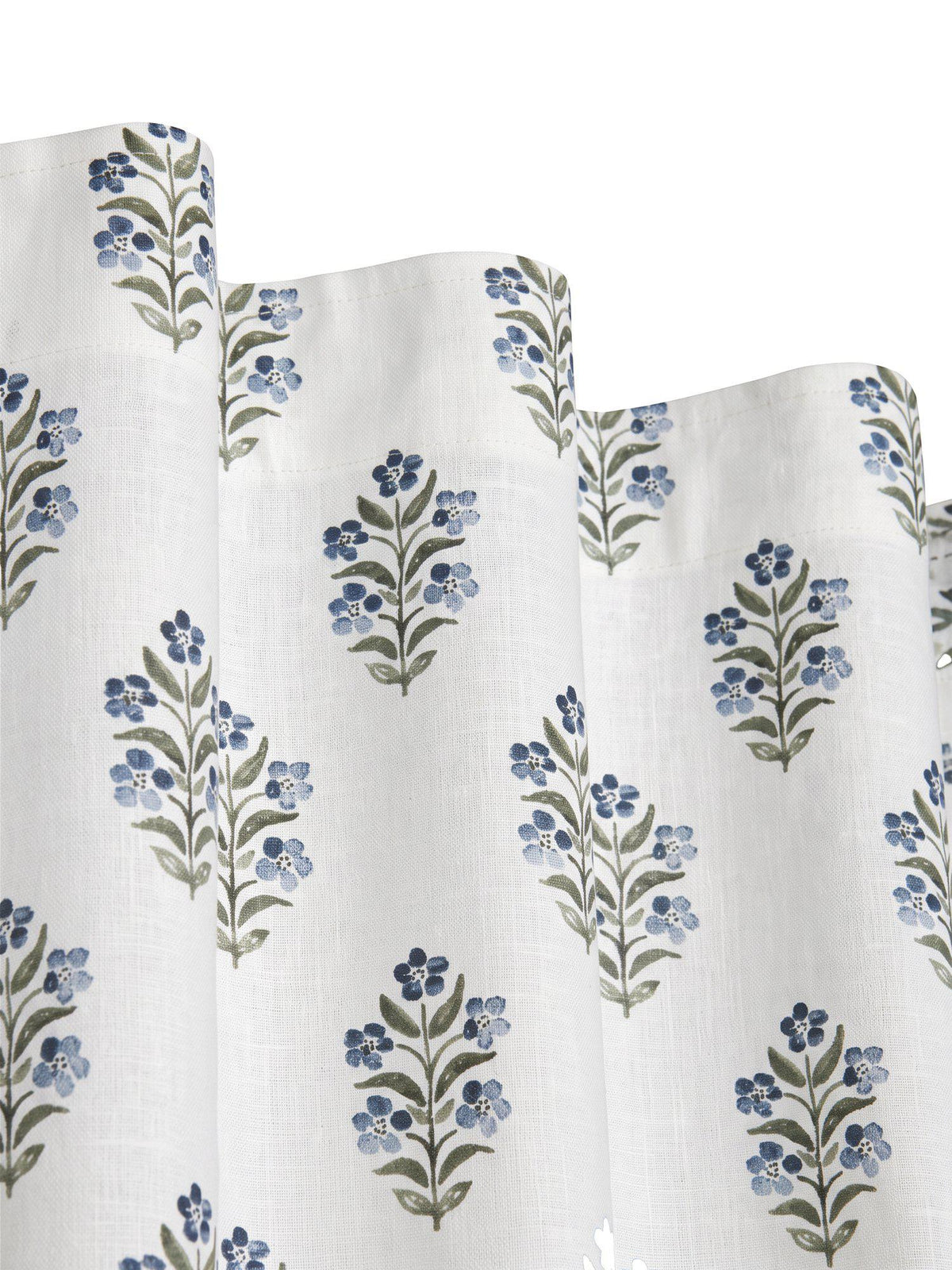 Alva Gardin 2-pack – Djupblå 2x145x250 cm