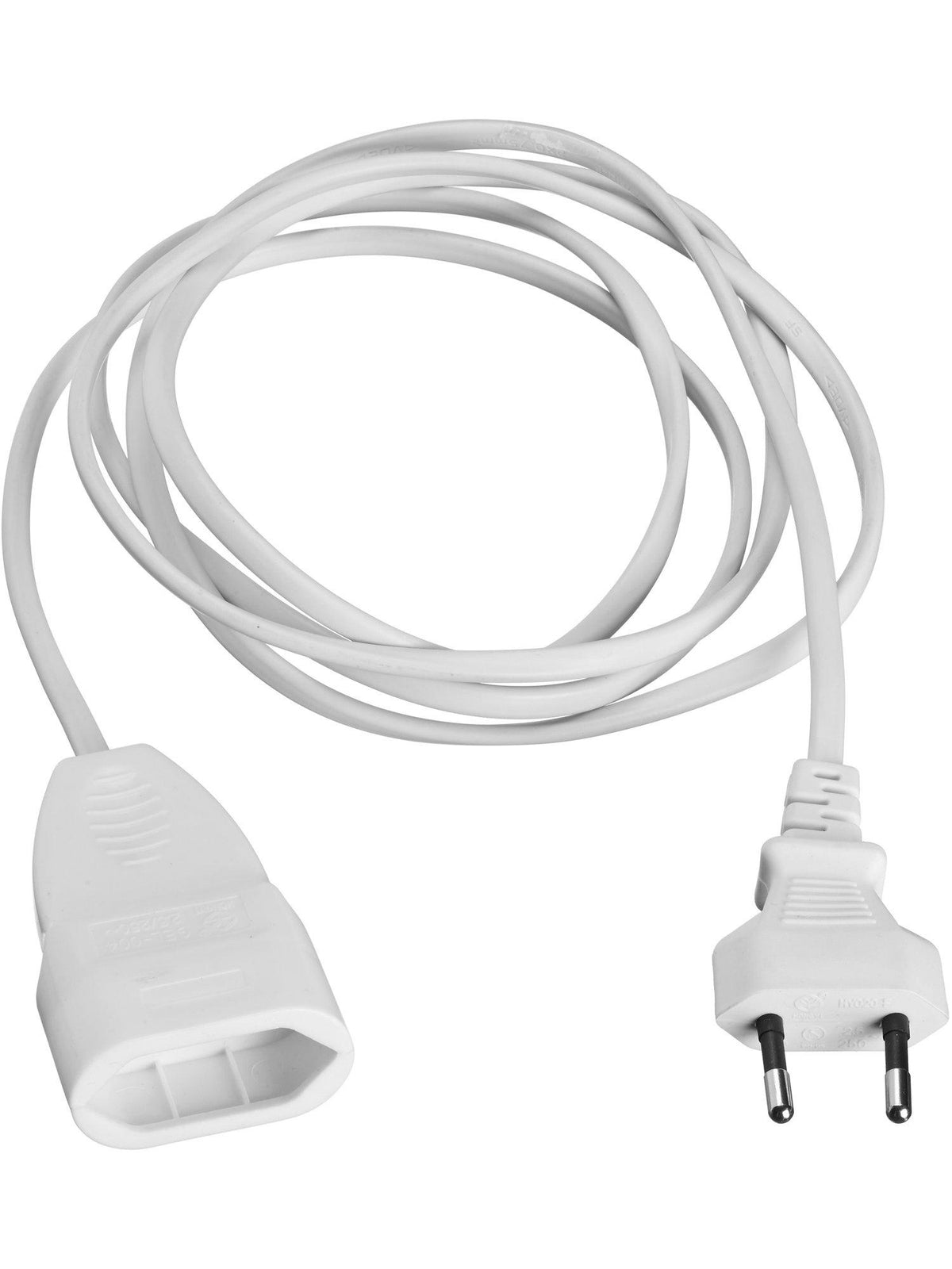 Förlängningssladd EU – Vit 2m 30 cm