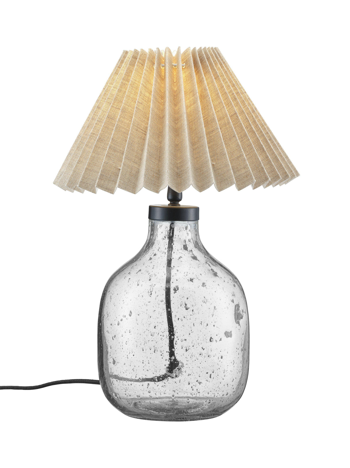 Groove bordlampa Klar/ Natur