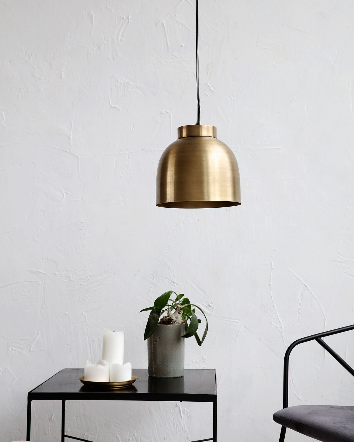 Lampa, HDBowl, Mässing