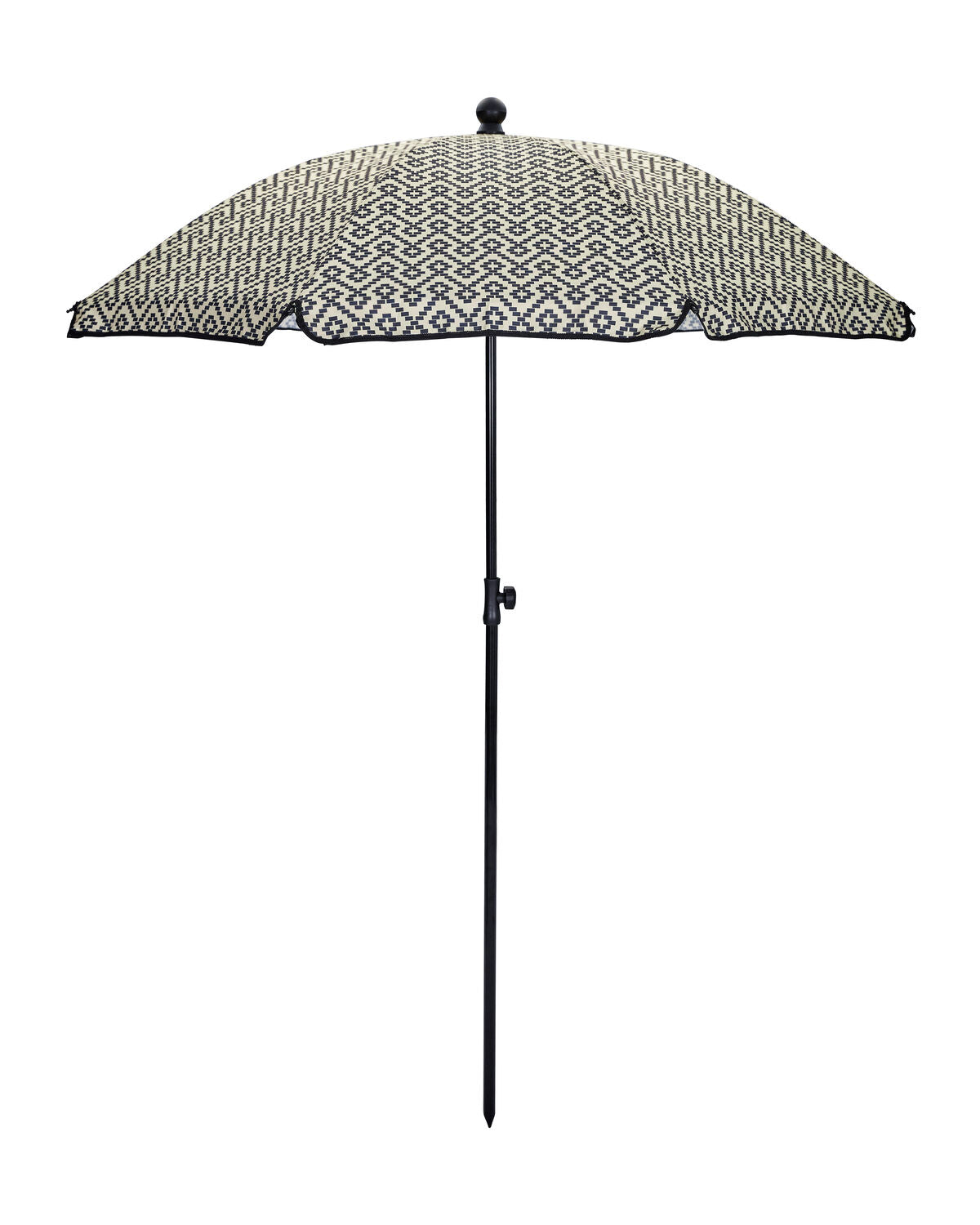 Strandparasoll, HDPort, Svart, Sand