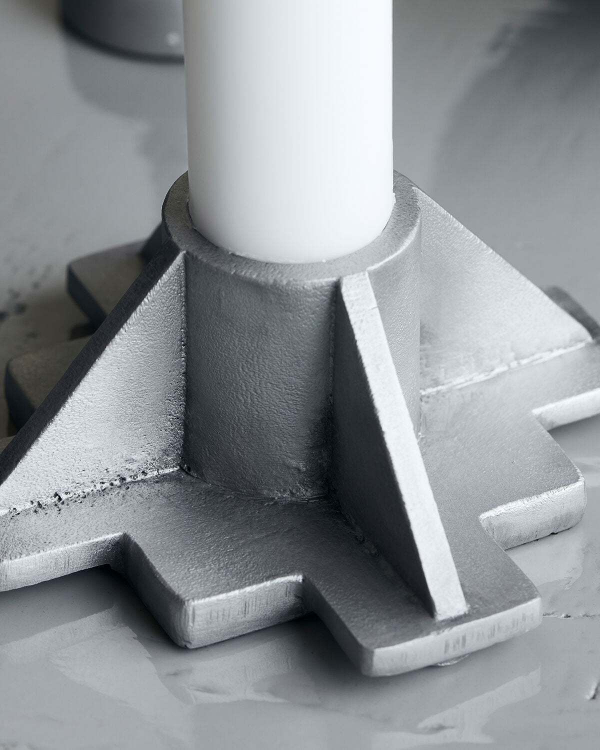 Ljusstake, HDCastle, Antikt aluminium
