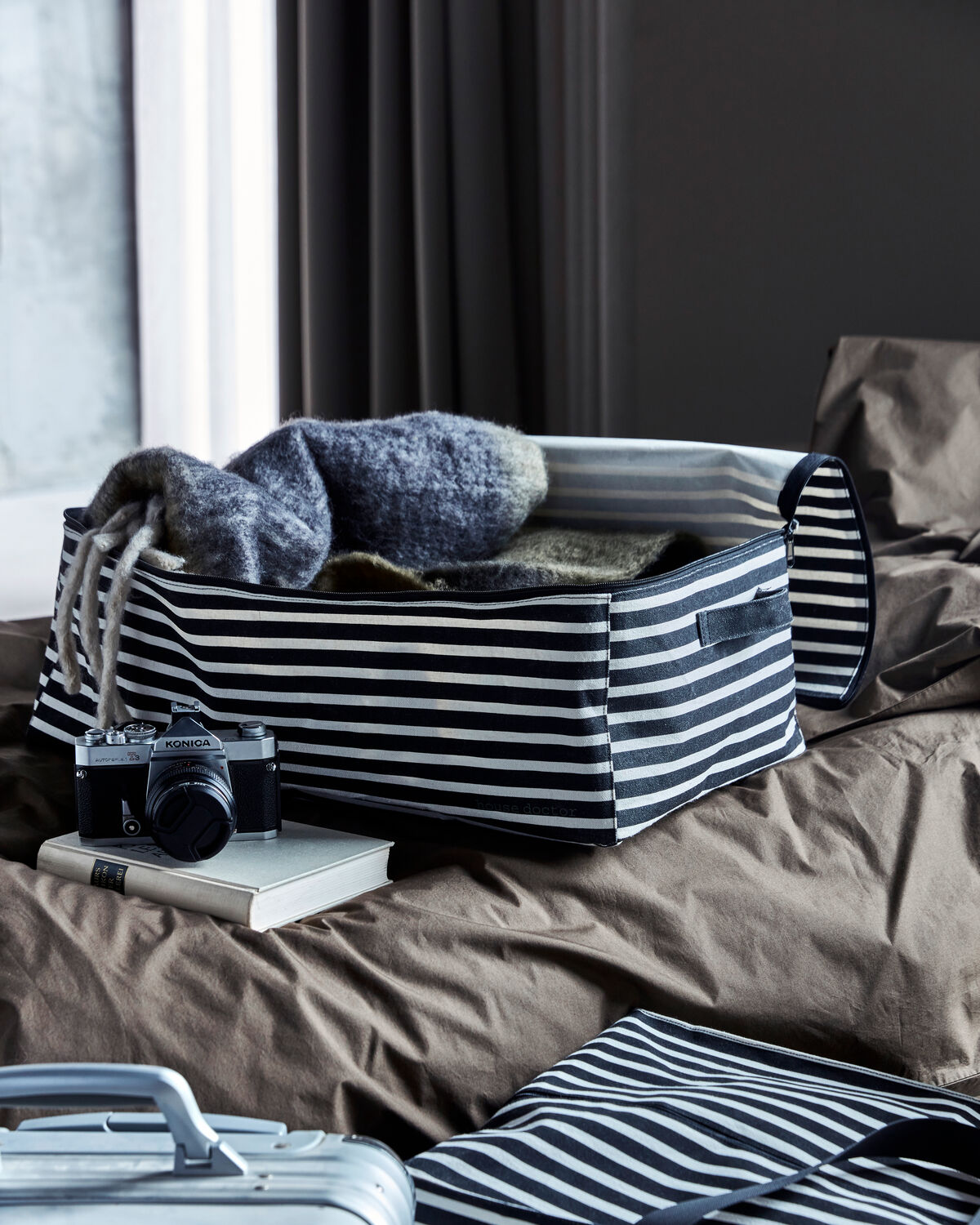 Förvaring, HDCanva, Svart, Off-White