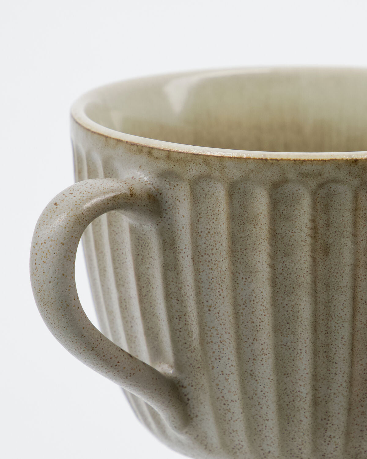 Mugg, HDPleat, Grå, Brun