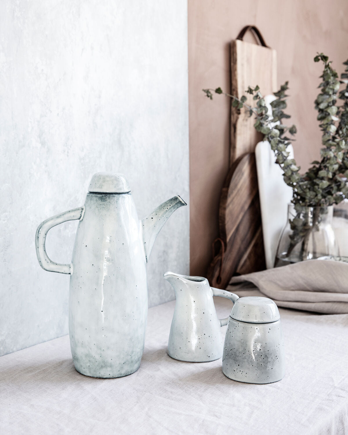 Kanna, Rustic, Grå, Blå