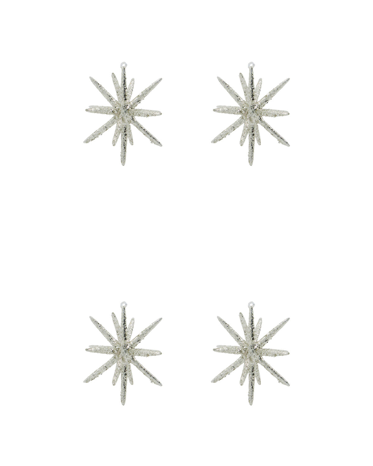 Julprydnad, HDSpike, Silver m. glitter