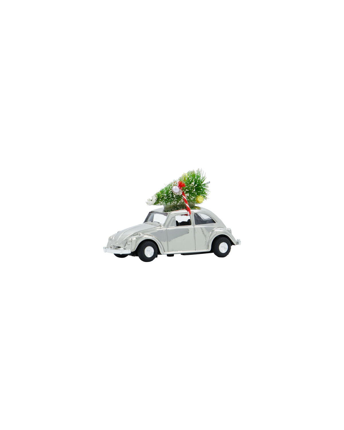 Dekoration, HDMini Xmas car, Silver