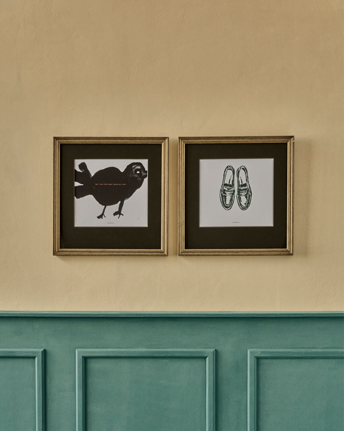 Wall art, HDShoe, Mörkgrön