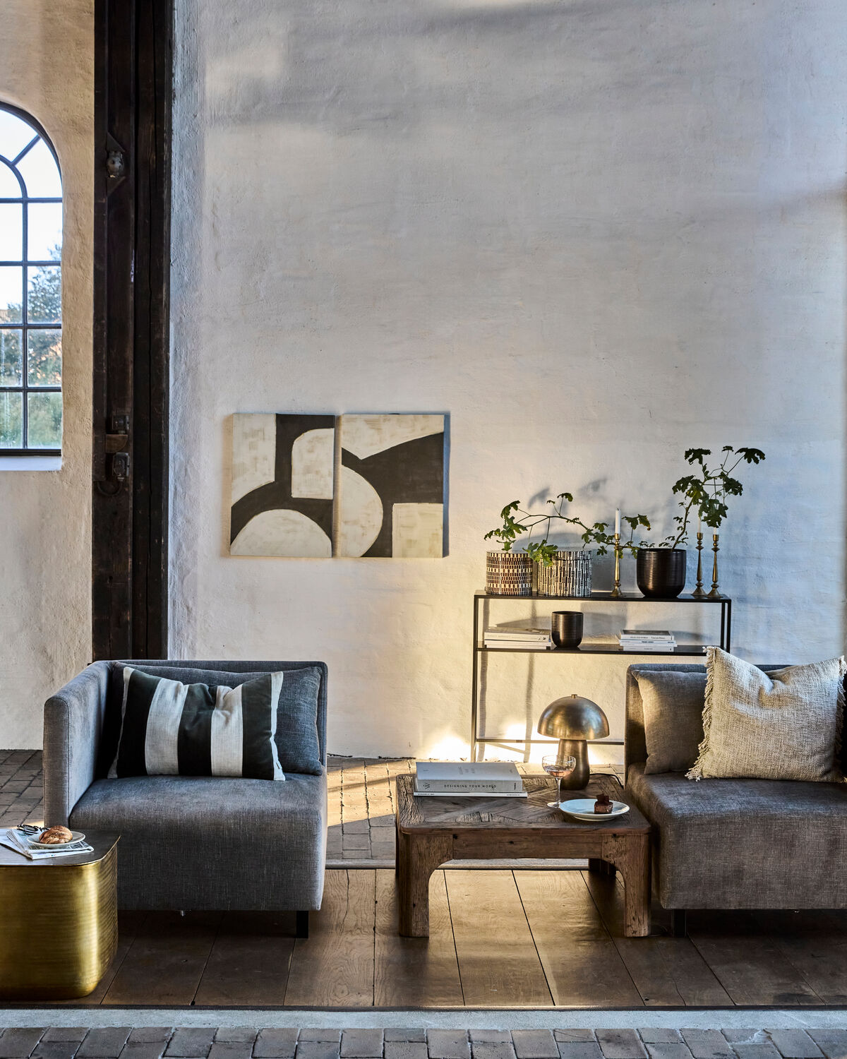 Väggkonst, HDHape, Svart, Off-White