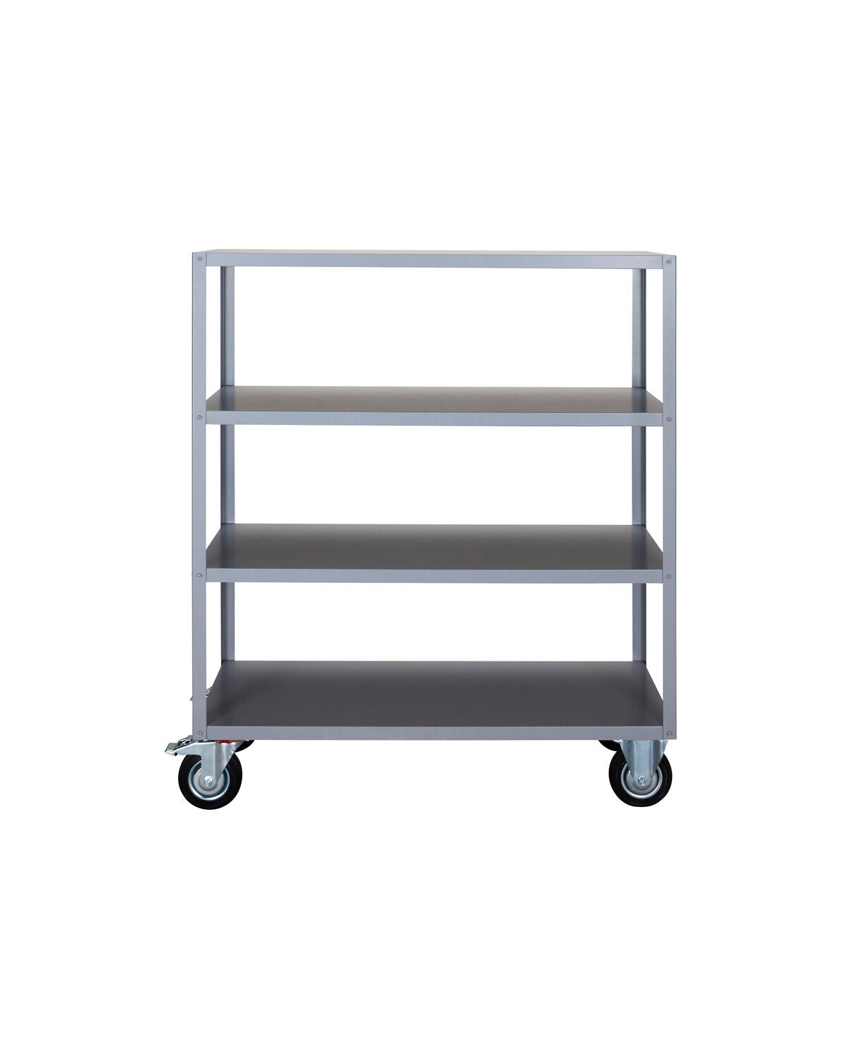 Reol med 4 hjul, HDTrolley, Grå