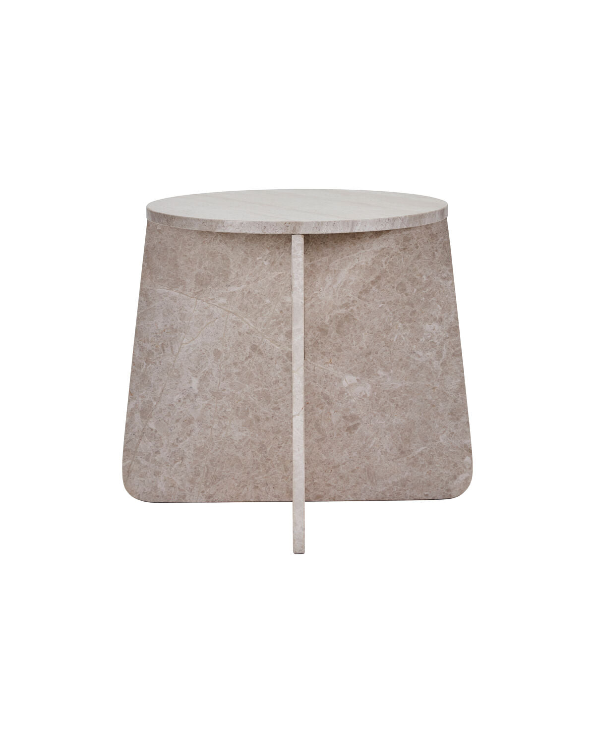 Sidobord, HDMarb, Beige