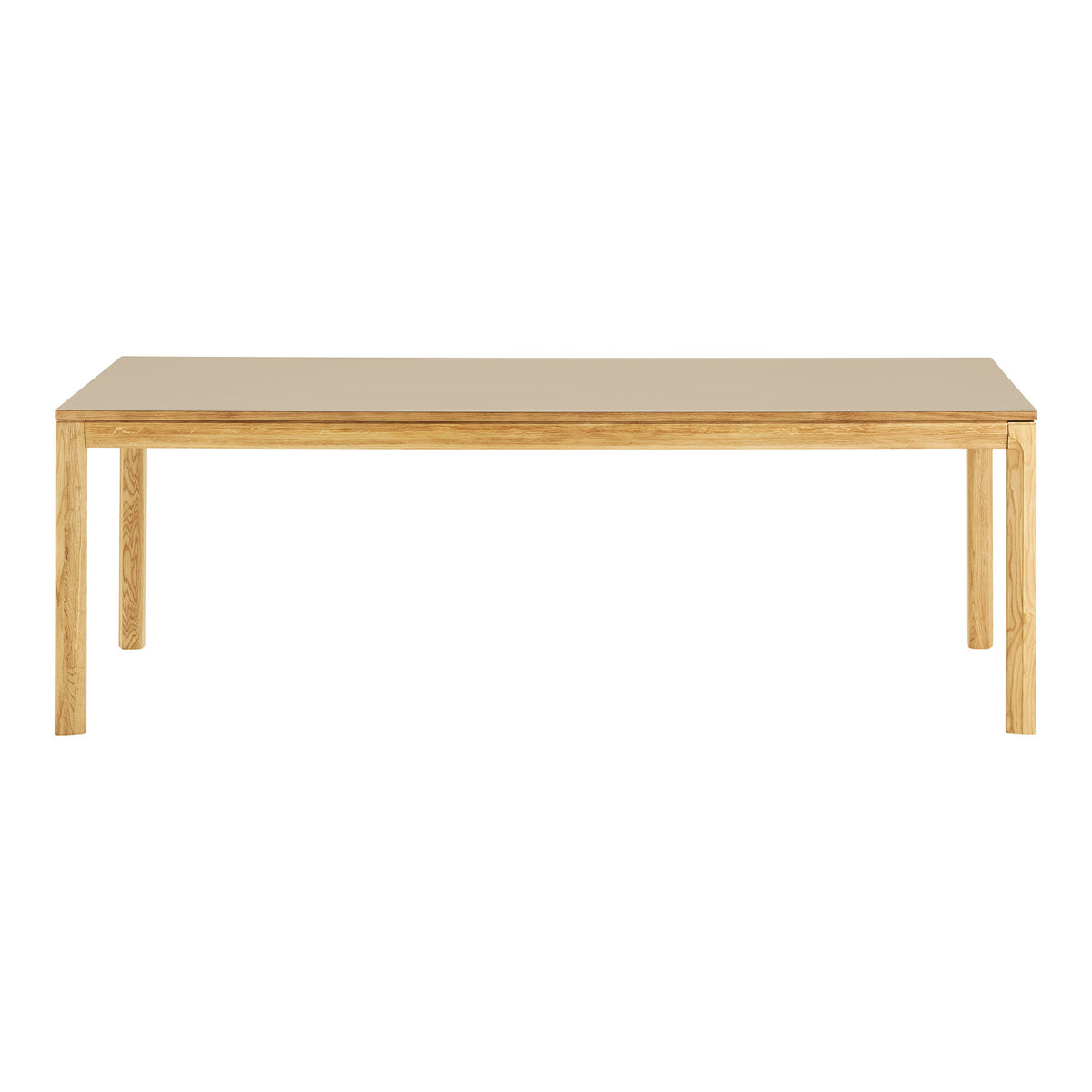 House Nordic, Bowen Utdragbart Matbord Ek/HPL Natur/Mörk Sand 220–320 cm
