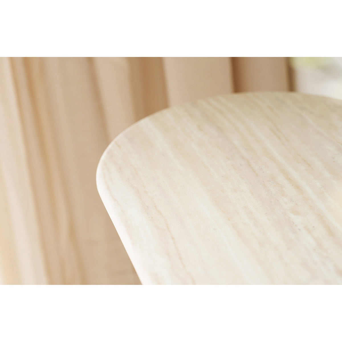House Nordic, Larvik Konsolbord Marmorlook/Ask Natur/Offwhite 130 cm