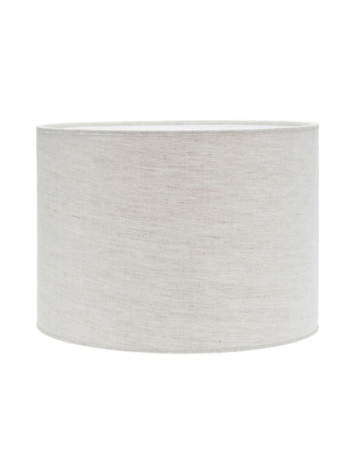 Sara Lampskärm – Lin natur/vit 35 cm