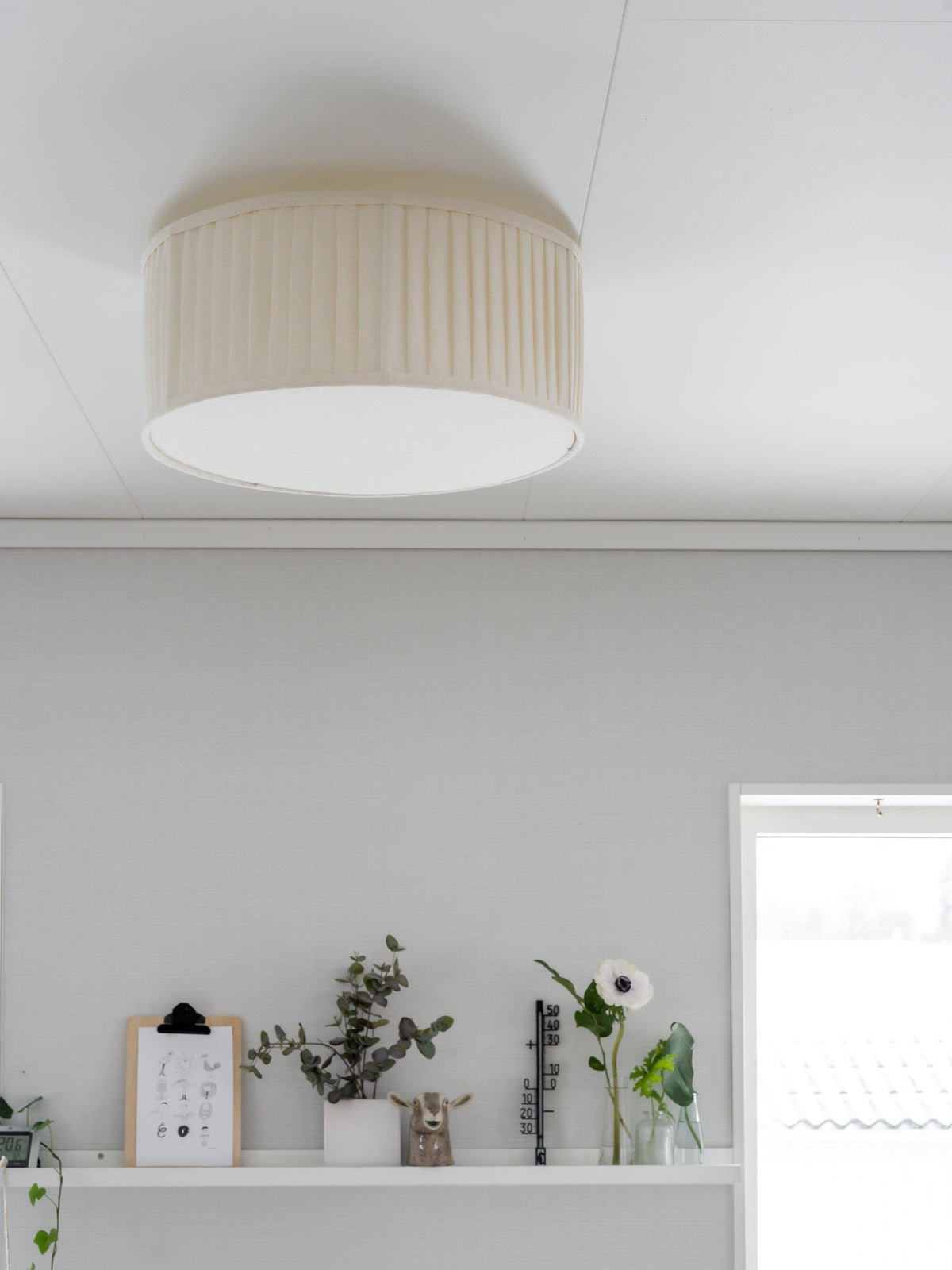 Plafond Plissé – Off-white 45 cm