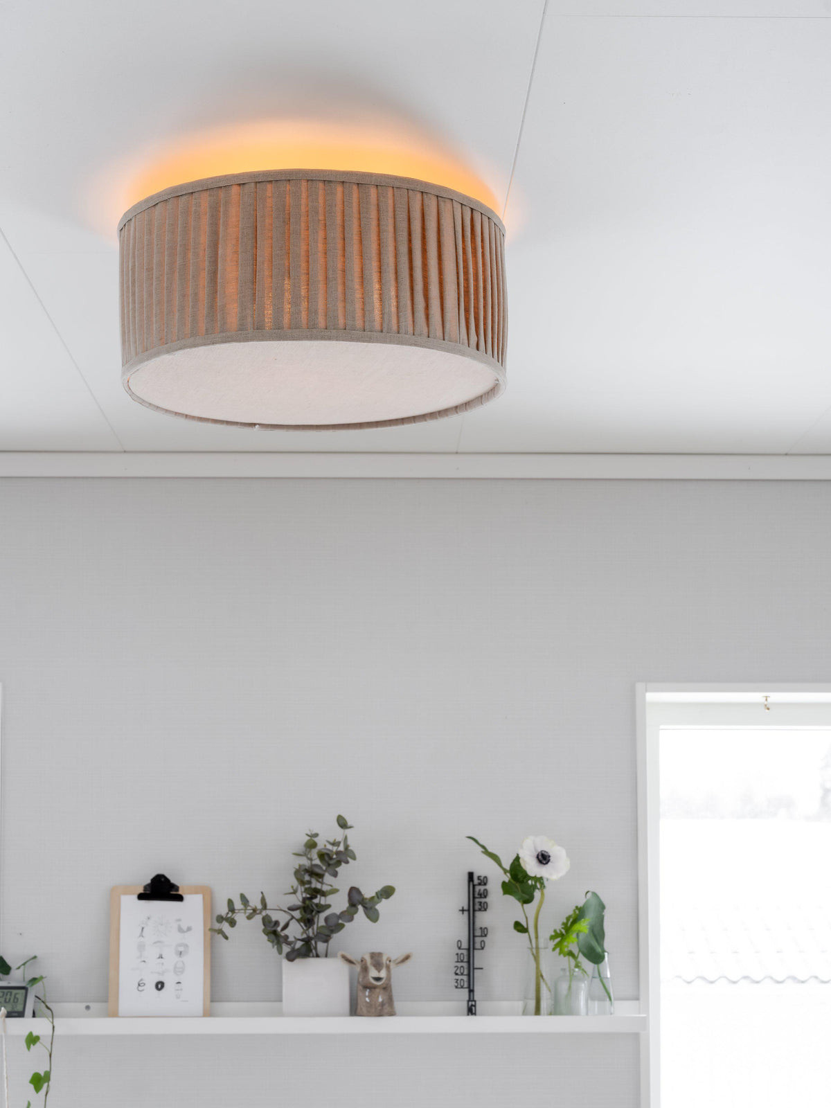 Plafond Plissé – Natur 45 cm