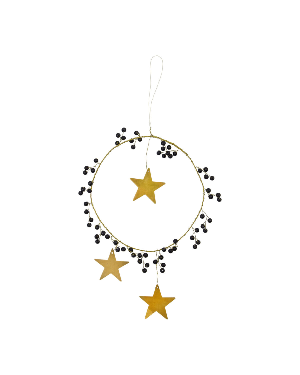 Julprydnad, HDStar Ring, Svart, Mässing