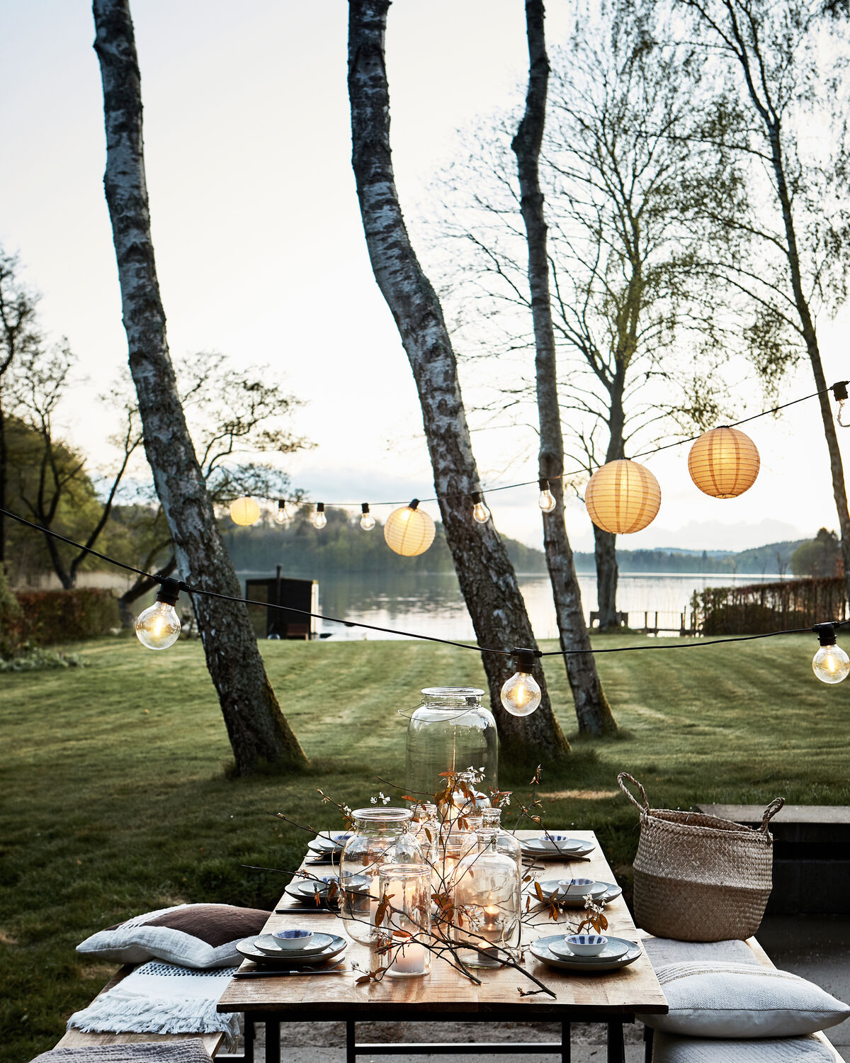 Lampskärmar för ljusslingor, HDSoni, Sand
