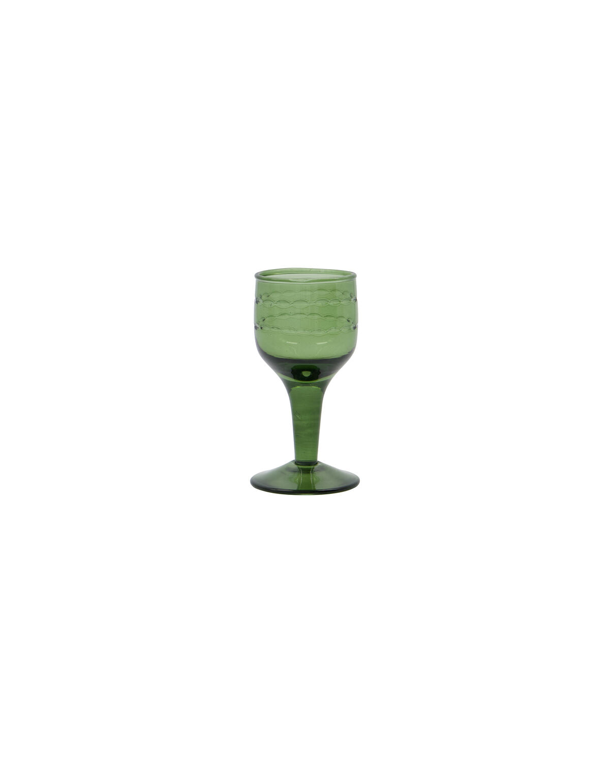 Likörglas, HDVintage, Grön