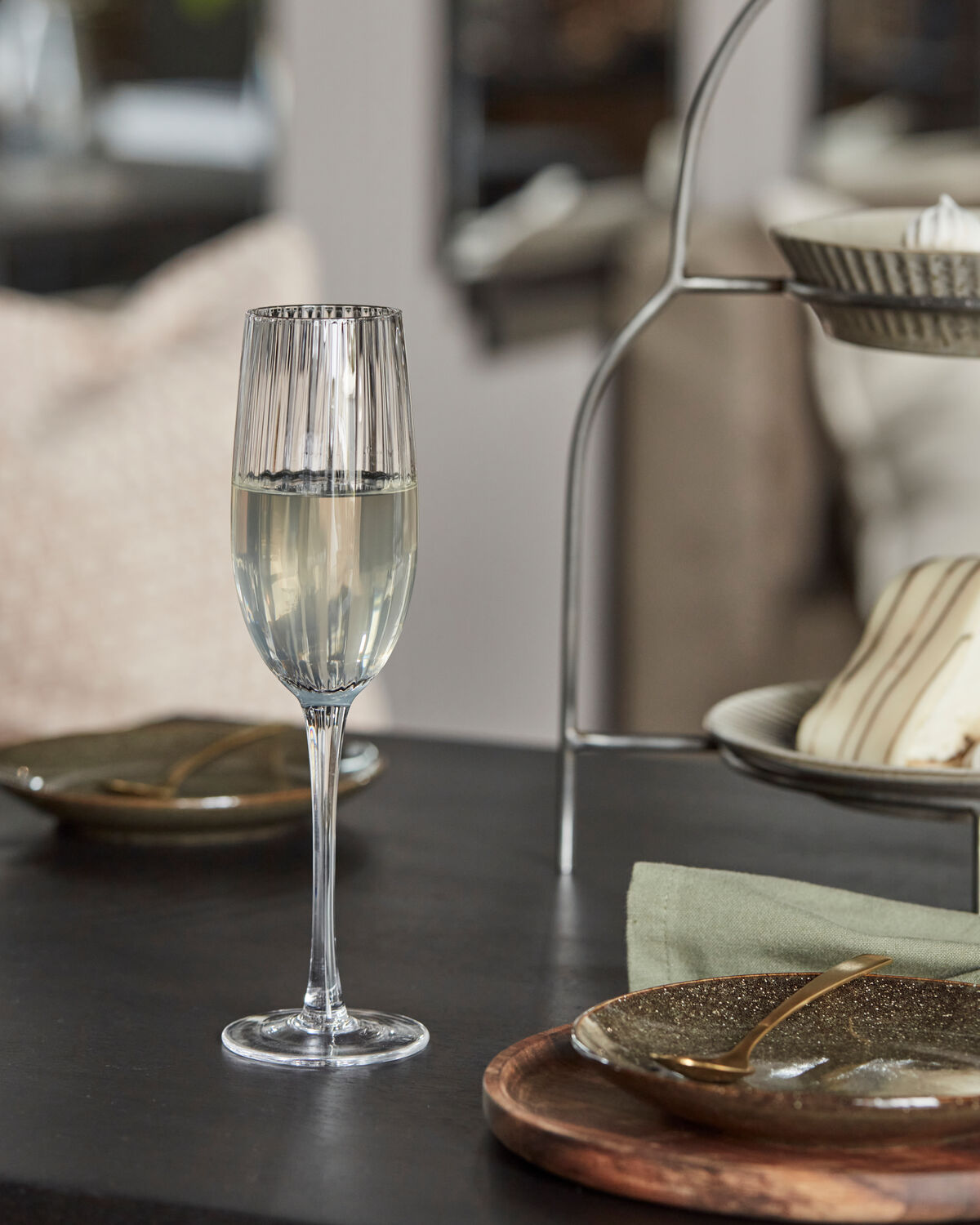 Champagneglas, HDRill, Klar