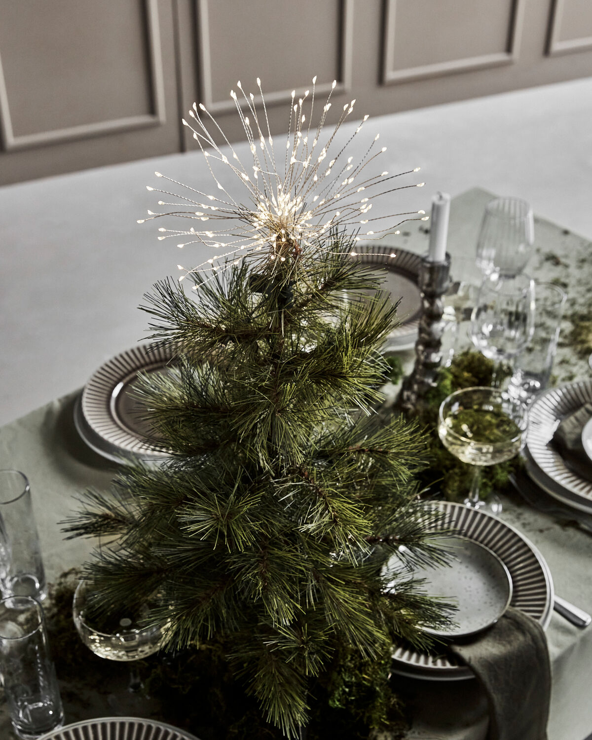 Julgransstjärna, HDGlow, Silver finish