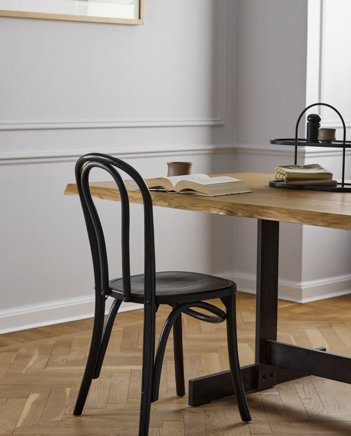Nordal, BISTRO matstol – blank svart