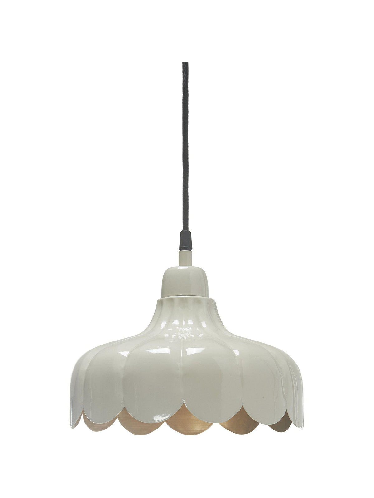 Wells Tak/fönsterlam – Beige/guld 24 cm
