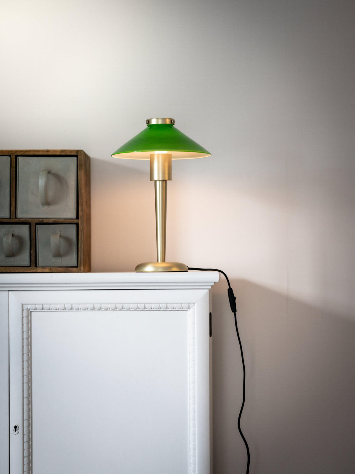 August Bordslampa – Grön 34 cm