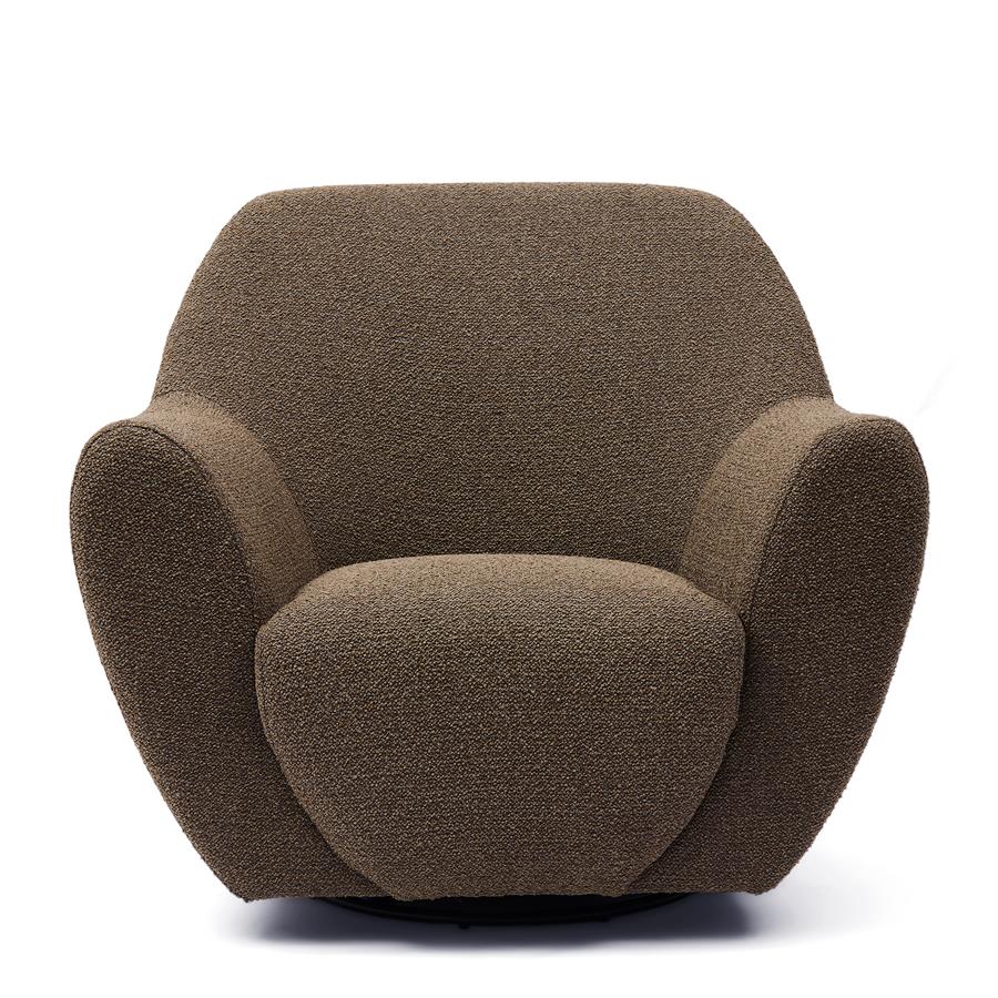 Riviera Maison, The Jill snurrfåtölj – Classic Brown