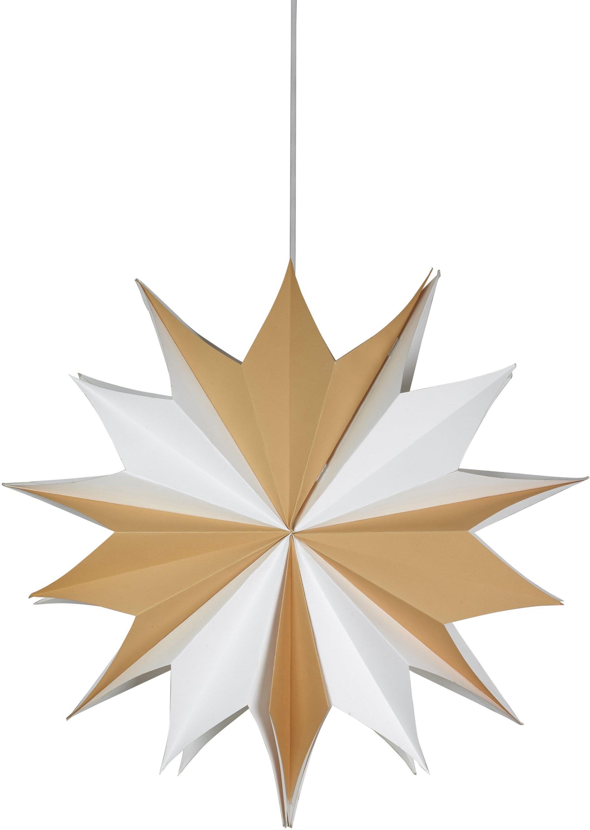Bellatrix Julstjärna – Vit/Natur 60 cm