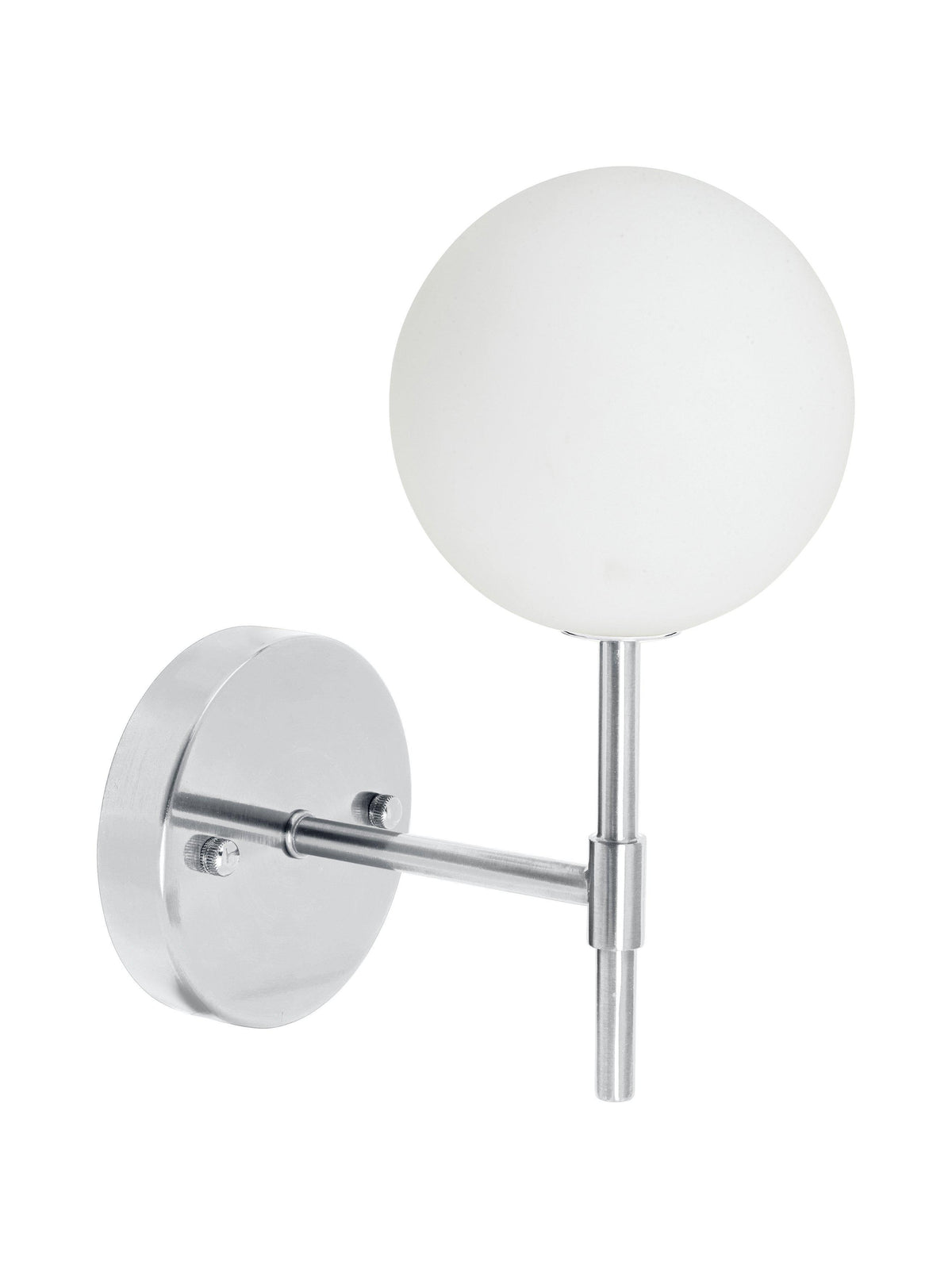 Sigma S Vägglampa – Krom opal, 25 cm