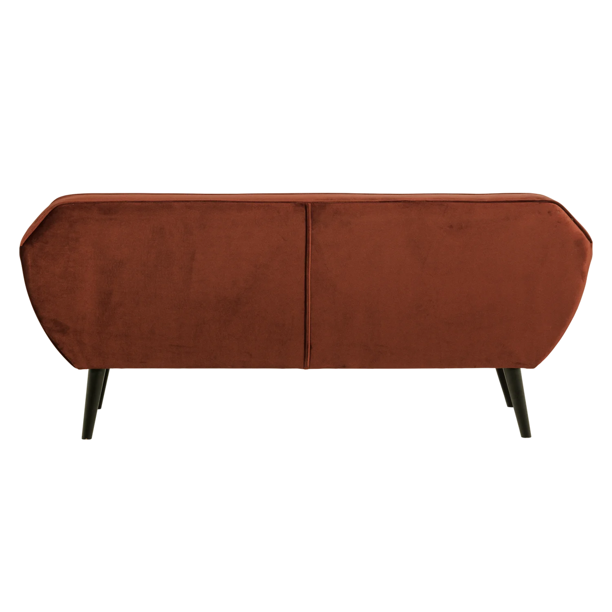 WOOOD, Rocco soffa 187 cm – sammet, rostbrun